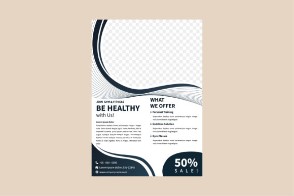 Download Gym Fitness Vertical Flyer - Fitness Collection