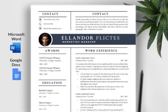 Download Modern Professional Resume/ CV - Modern Collection