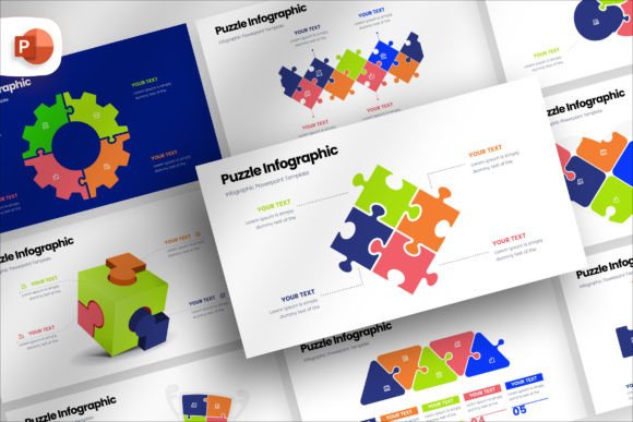Download Creative Puzzle Infographic PowerPoint - Premium Resources