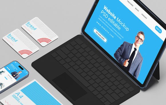 Download Stationery Brand Identity Mockup - Identity mockup Collection