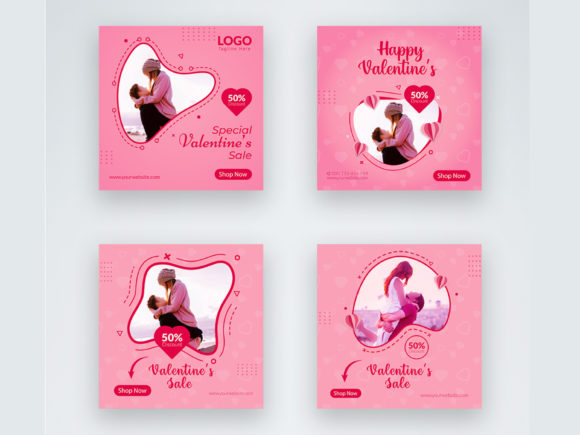 Download Valentines Social Media Post Collection - Social media post Collection