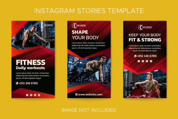 Download Gym Fitness Instagram Stories Collection - Fitness Collection