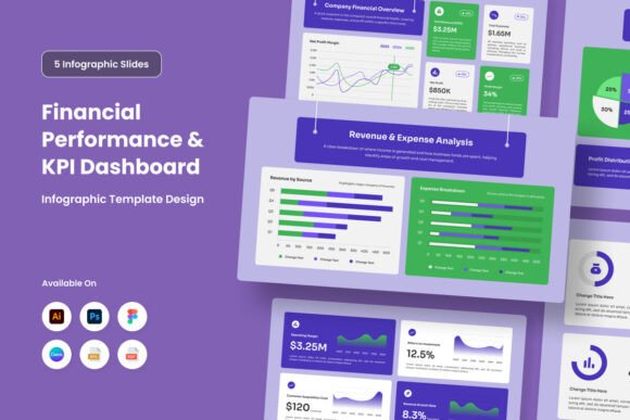 Download Modern Business KPI Infographic - Modern Collection