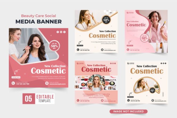 Download Cosmetics Social Media Post Collection - Social media post Collection