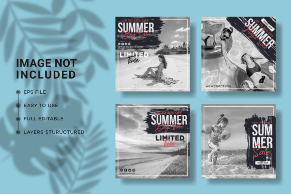 Download Summer Social Media Post Collection - Social media post Collection