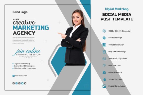 Download Digital Marketing Social Media Post - Social media post Collection