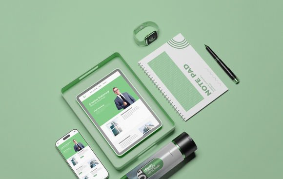 Download Stationery Brand Identity Mockup - Identity mockup Collection