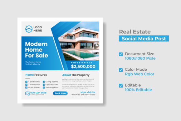 Download Real Estate Social Media Post Template - Social media post Collection