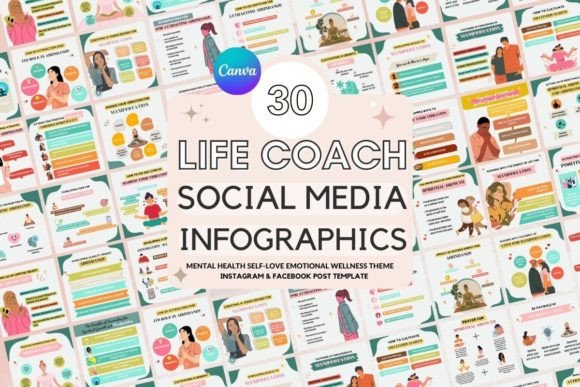 Download Life Coach Social Media Post Templates - Social media post Collection